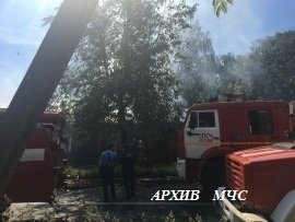 Возгорание автомобиля в г. Шарья