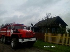 Пожар в Шарьинском районе