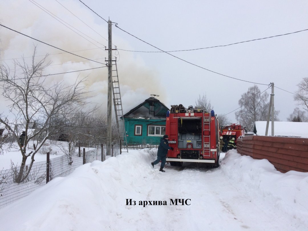 Пожар в Шарьинском районе, с. Рождественское локализован