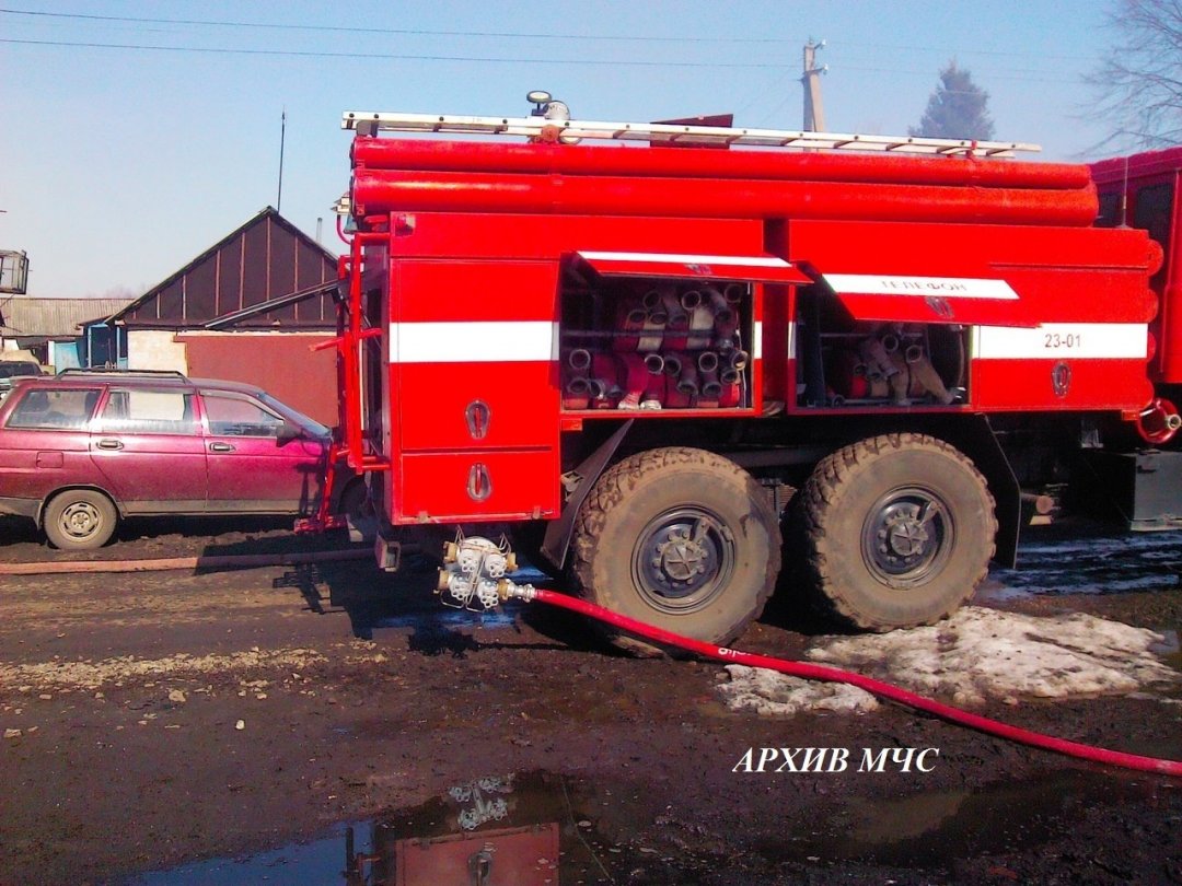 Пожар в Шарьинском районе, с. Рождественское